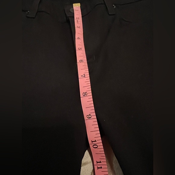 Hudson Krista Ankle Supper Skinny Jeans, size 30, color is dark black. - Picture 14 of 14